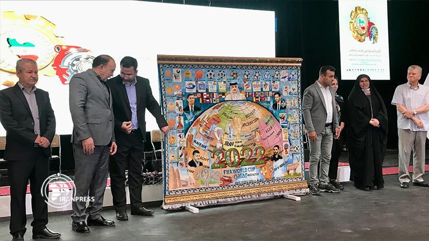 Iranpress: Exquisite Iranian carpet; honored guest of World Cup Qatar 2022