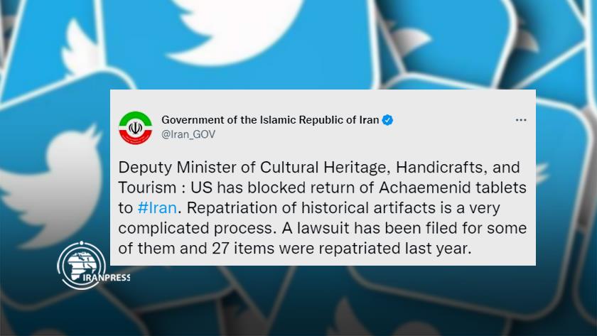 Iranpress: US blocks return of Achaemenid tablets: Iranian deputy minister