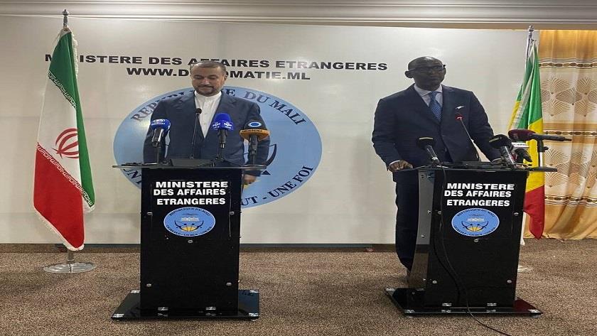 Iranpress: Amir-Abdollahian: Iran stresses cooperation with Mali in various fields