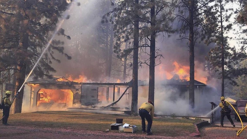 Iranpress: Mill fire in Northern California destroys roughly 100 homes