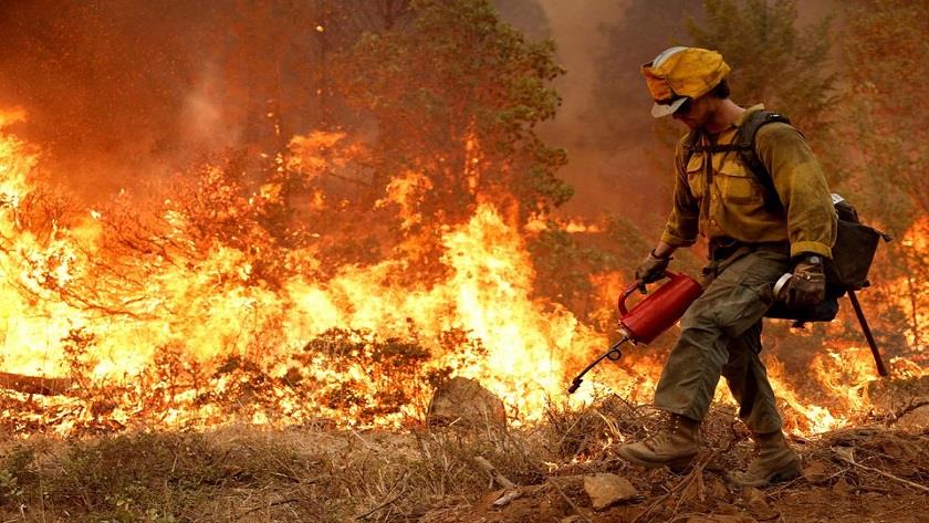 Iranpress: California fires: Mosquito Fire bears down on tiny Volcanoville