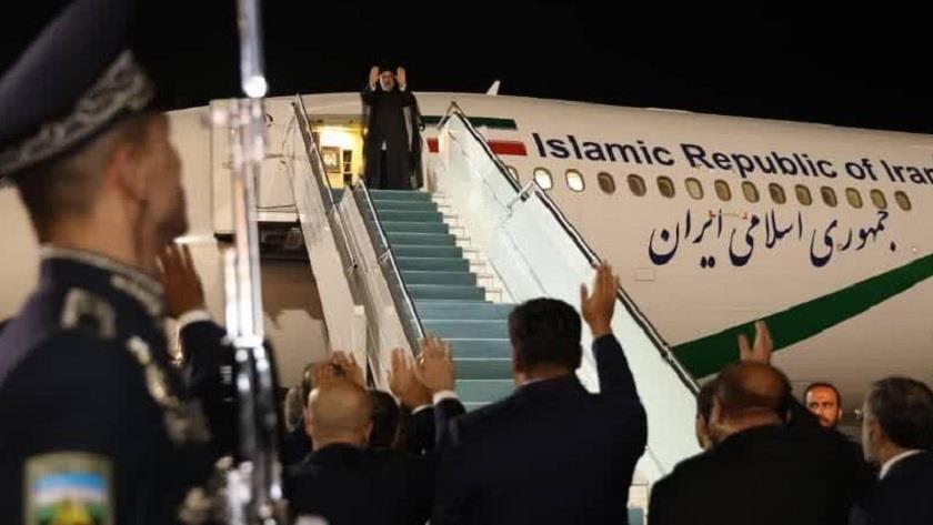 Iranpress: Raisi leaves Samarkand for Tehran