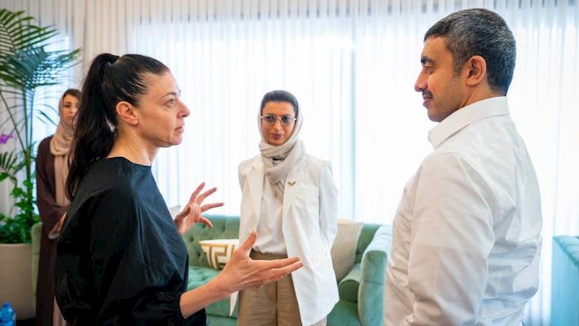 Iranpress: Abdullah bin Zayed meets Israeli ministers in Tel Aviv