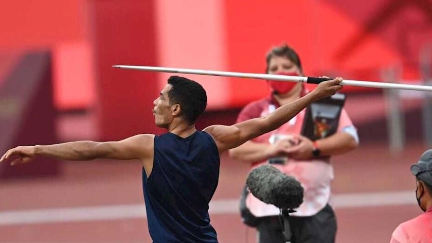 Iranpress: Iranian javelin thrower snatches gold medal in Morocco Grand Prix