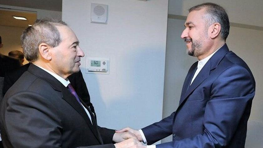 Iranpress: Iran, Syria confer on latest regional developments