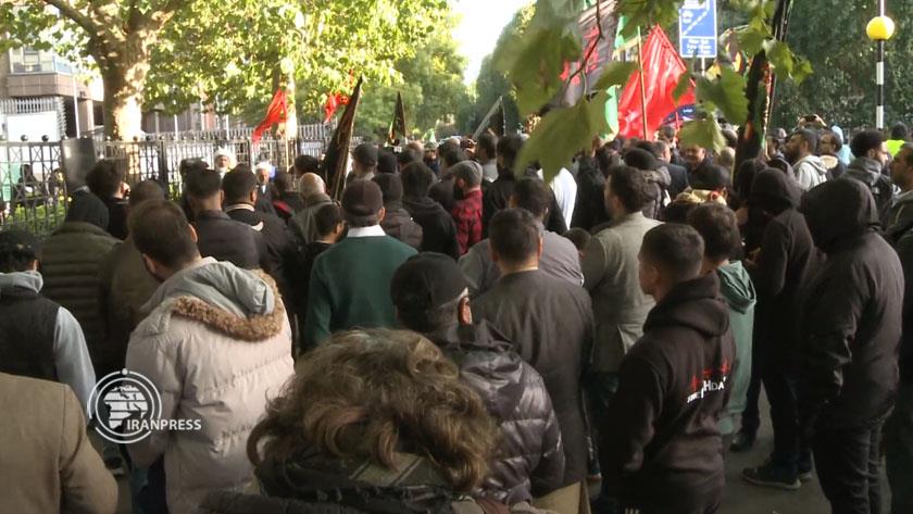 Iranpress: London Muslims stage protest to condemn rioters