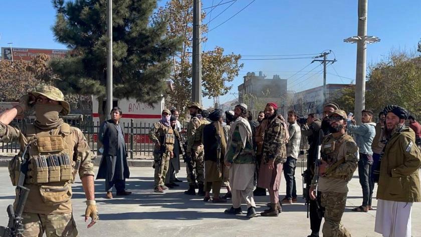 Iranpress: Big explosion hits mosque near Taliban Interior Ministry