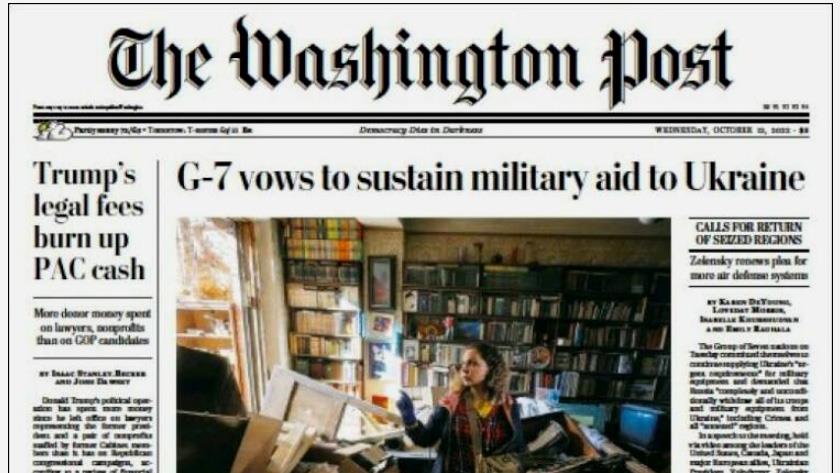 Iranpress: G-7 vows to sustain military aid to Ukraine
