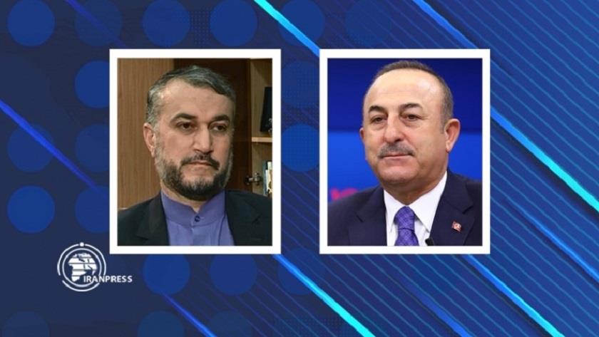 Iranpress: Iranian, Turkish FMs discuss rising tension on Syria, Türkiye border