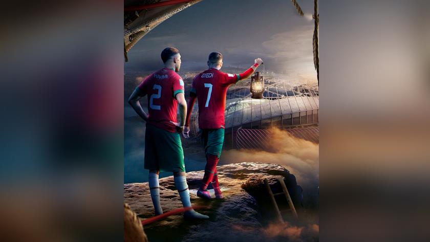Iranpress: FIFA poster; Morocco in pursuit of historical bronze