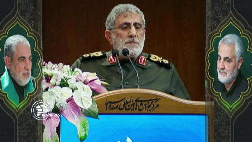 Iranpress: Gen. Ghaani vows retaliatory measures against pressure by US, Israel
