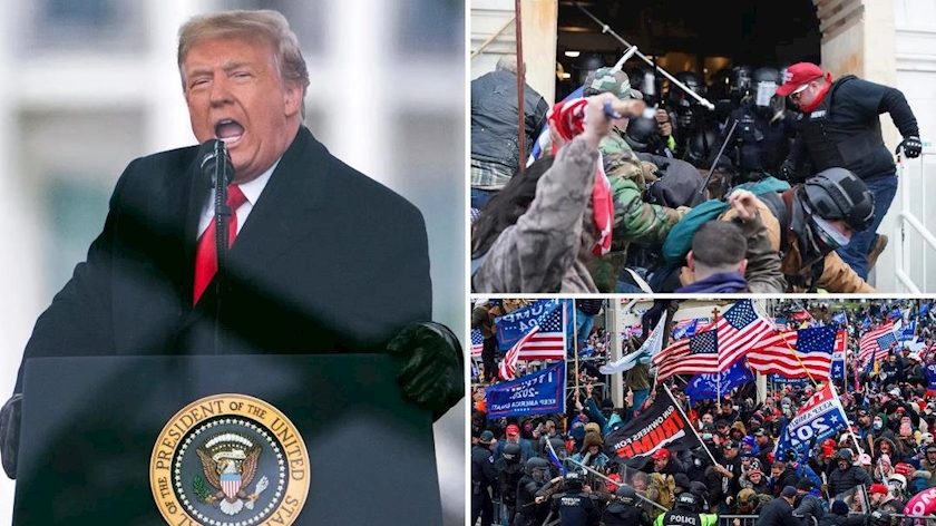 Iranpress: Donald Trump charged with 4 offenses in Capitol riots
