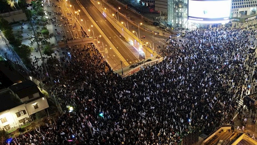Iranpress: Israeli protesters rally against Netanyahu