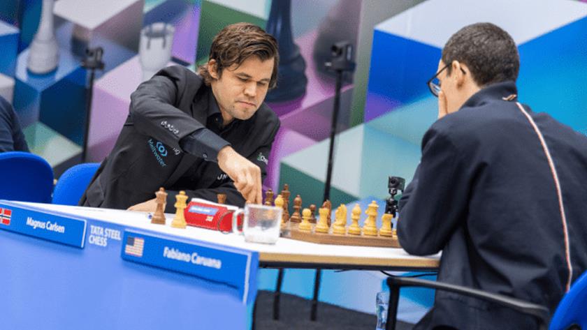 Iranpress: Tata Steel Chess Tournament 2023: Carlsen overcomes Caruana