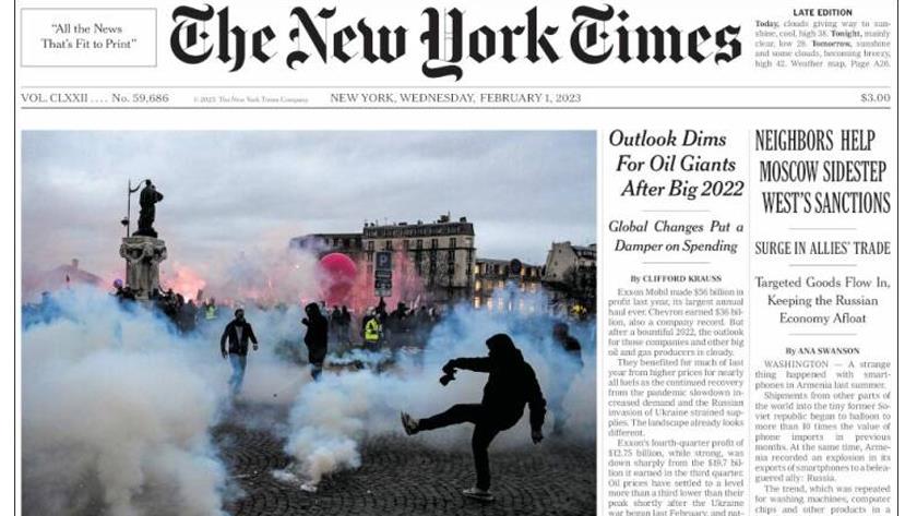 Iranpress: World Newspapers: Anger over pension proposal rocks France