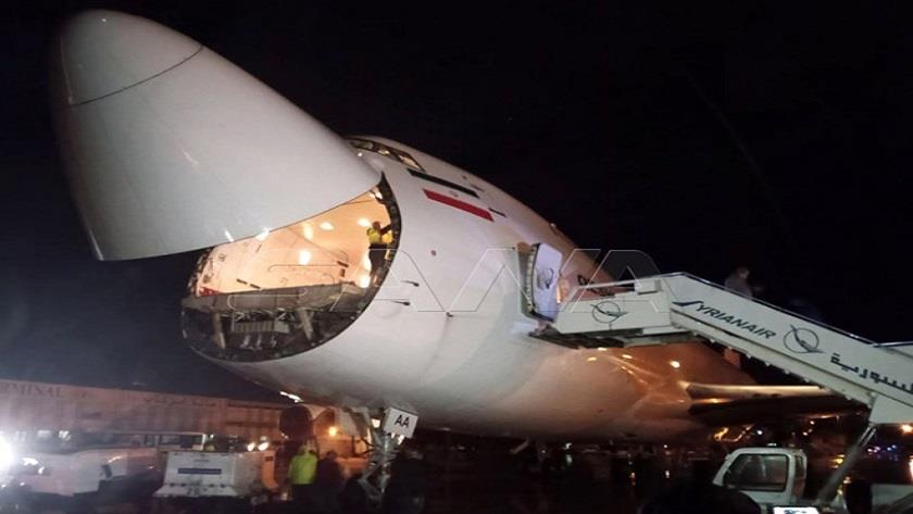 Iranpress: Syria receives fourth plane carrying Iranian aid to Aleppo airport