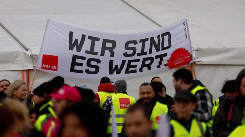 Iranpress: German airports strike grounds almost 300,000 passengers