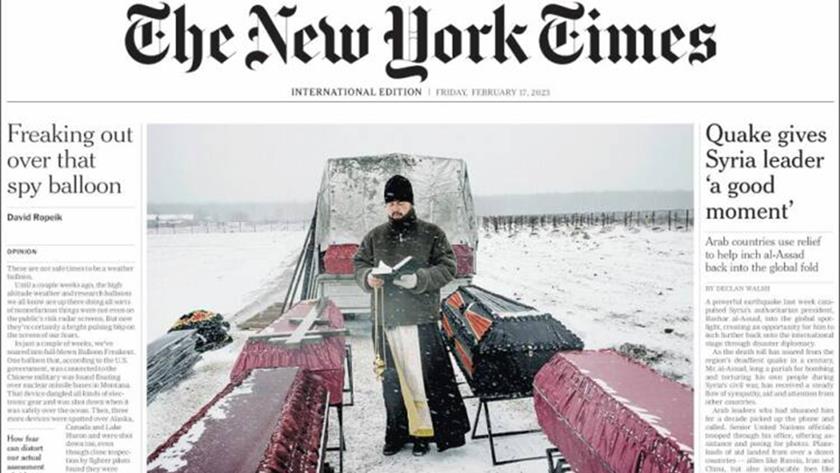 Iranpress: World Newspaper: Freaking out over that spy balloon