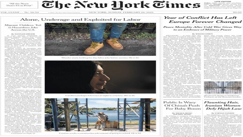 Iranpress: World Newspapers: Alone, underage and exploited for labor in US