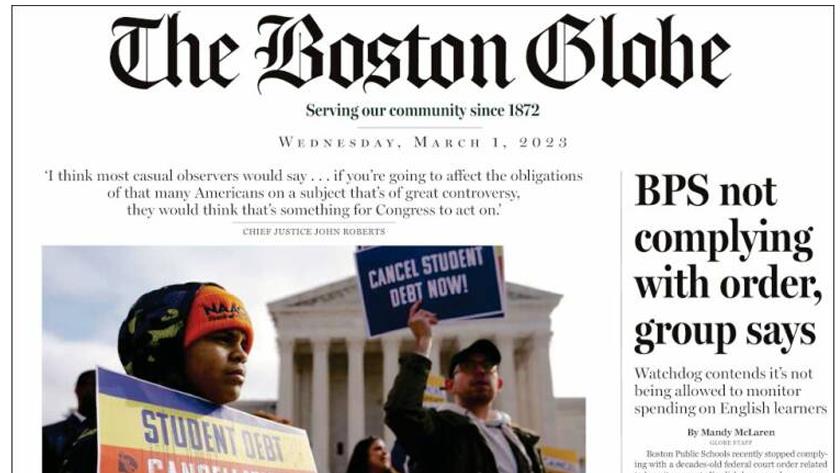 Iranpress: World newspapers: Justices express doubt on relief of student debt