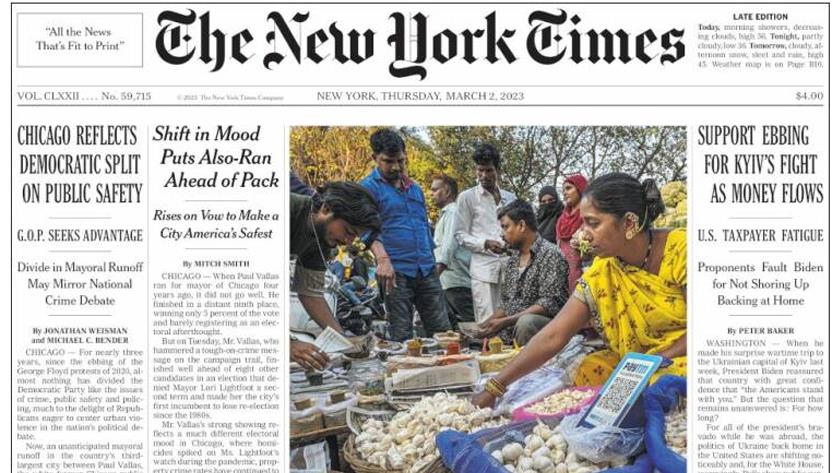Iranpress: World Newspapers: Digital payment, not cash, is king across india