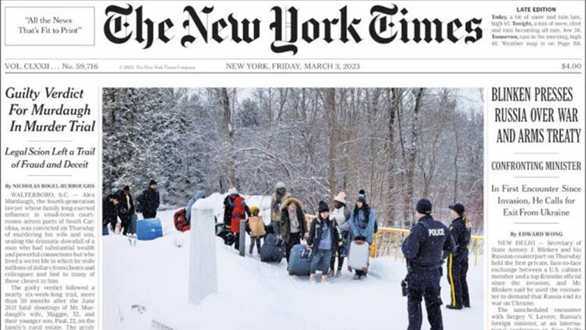 Iranpress: World Newspapers: Blinken presses Russia over war and arms treaty