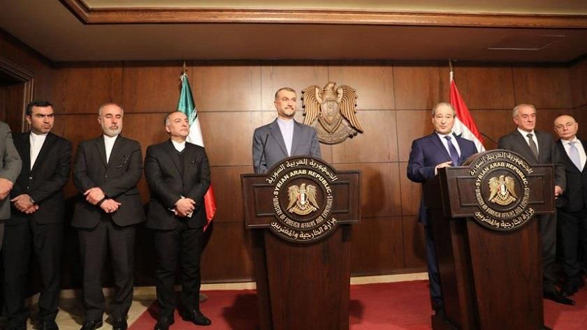 Iranpress: Iran, Syria FMs: End of occupation in Syria has come