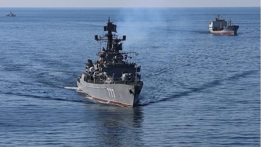 Iranpress: Iran; footage of 2023 Marine Security Belt Drill