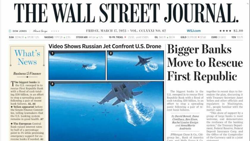 Iranpress: World Newspapers: Video shows Russian jet confront US Drone