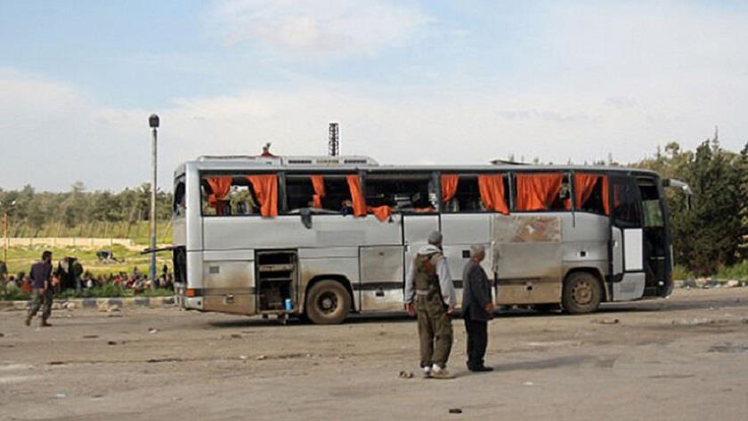 Iranpress: A terrorist explosion on Damascus-Amman highway leaves16 injured