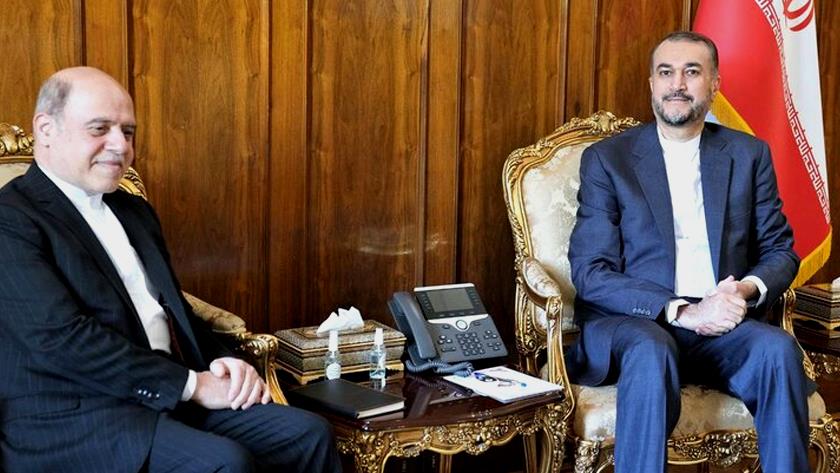 Iranpress: Amir-Abdollahian receives Iran