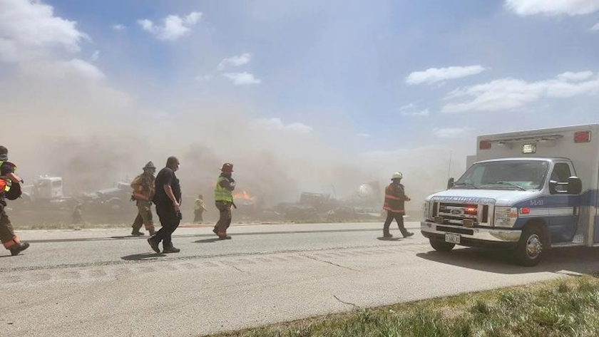 Iranpress: At least 6 killed, dozens injured in Illinois dust storm