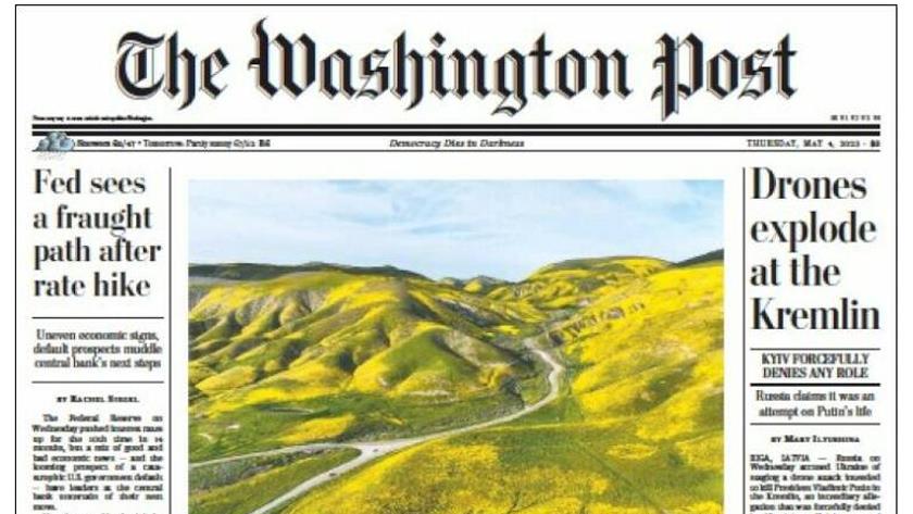 Iranpress: World Newspapers: Drones explode at the Keremlin