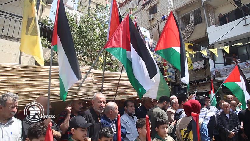 Iranpress: Lebanese declare solidarity with Gazan and Resistance in Beirut