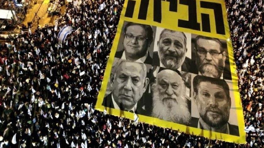 Iranpress: Protests against Netanyahu continue in occupied Palestine