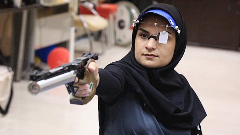 Iranpress: Iranian para-shooter woman wins gold in WSPS 2023
