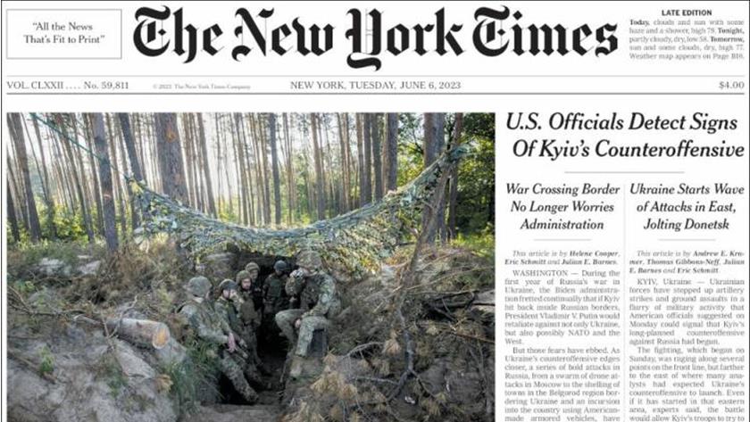 Iranpress: World Newspapers: US officials detect signs Of Kyiv’s counteroffensive