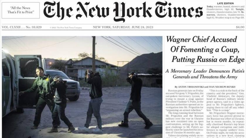 Iranpress: World Newspaper: Wagner chief accused of fomenting a coup, putting Russia on edge