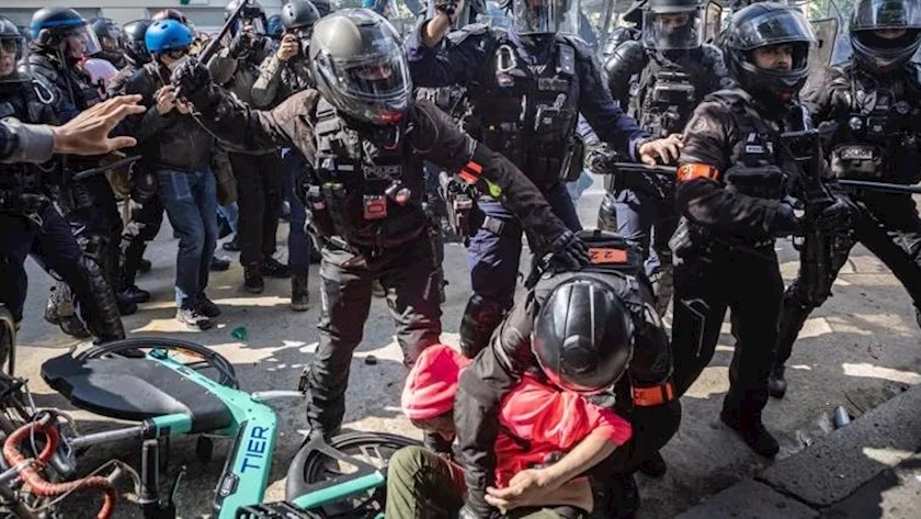 Iranpress: First protesters in France face hasty trials