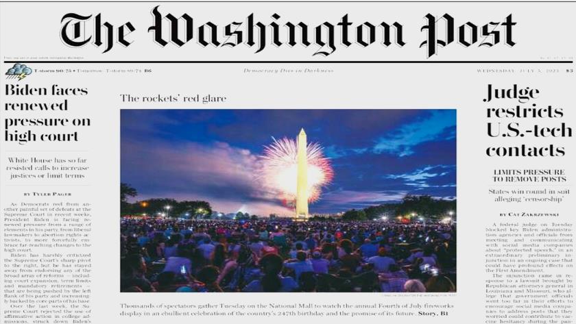Iranpress: World newspapers: Biden faces renewed pressure on high court