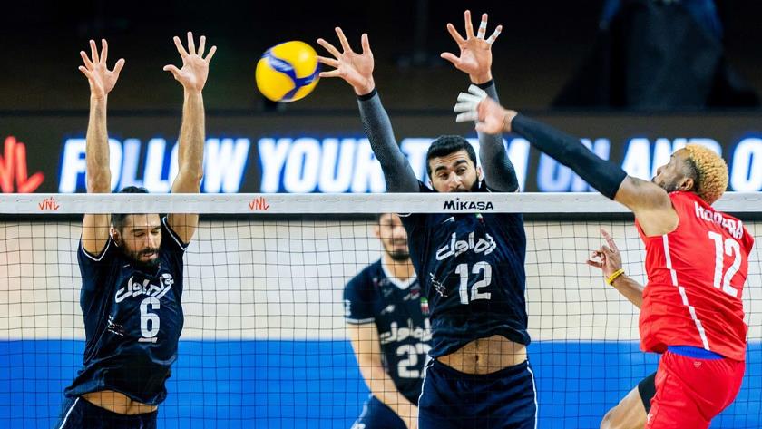 Iranpress: Iran loses to Cuba 3-2 in 2023 VNL