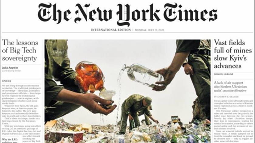 Iranpress: World Newspapers: Vast fields full of mines slow Kyiv