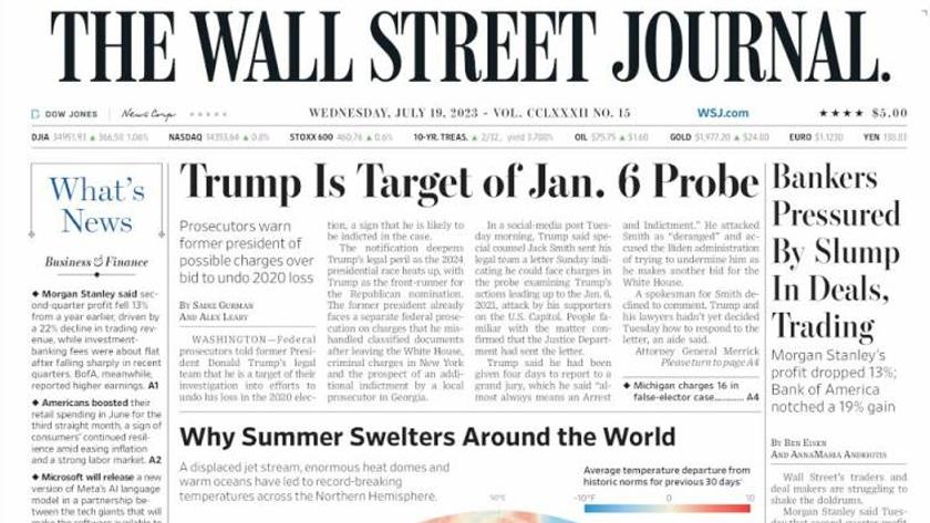 Iranpress: World Newspaper: Trump is target of January 6 probe