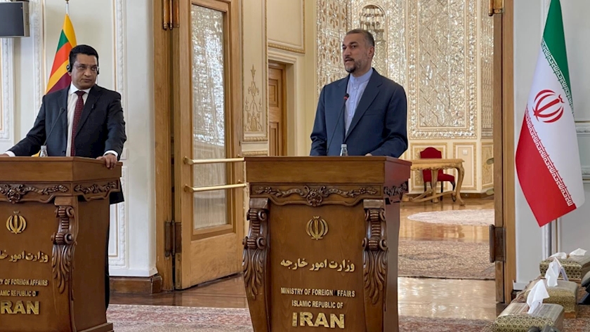 Iranpress: Iran-Sri Lanka FMs stress expansion of bilateral relations