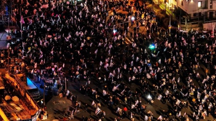Iranpress: Protests against Netanyahu continue  in occupied Palestine