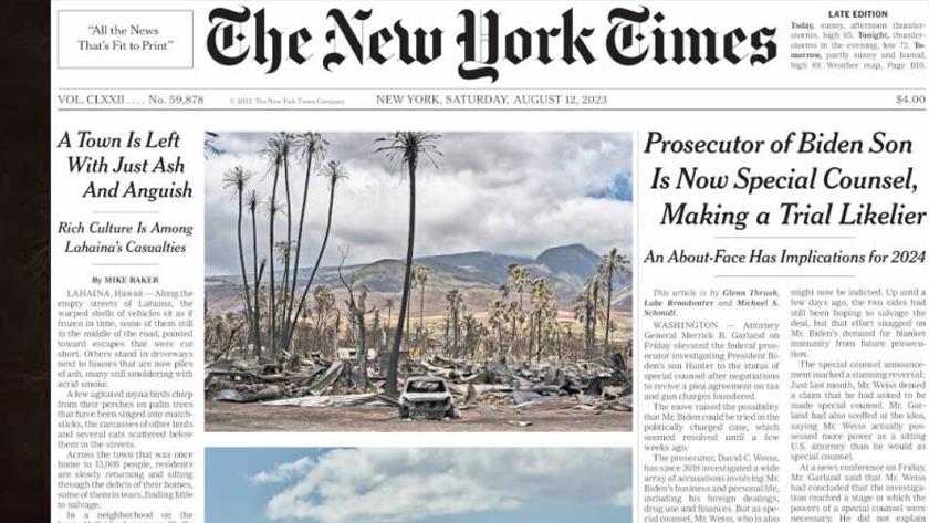 Iranpress: World Newspapers: Prosecutor of Biden son is now special counsel, making a trial like