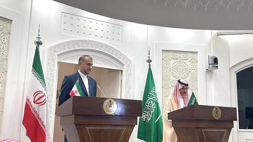 Iranpress: Amir-Abdollahian: Tehran, Riyadh ties on right progressing track