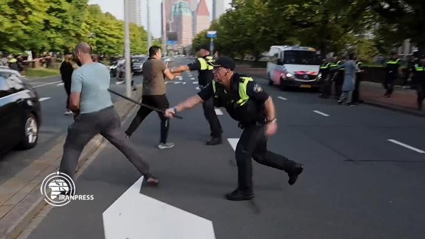 Iranpress: Muslims furious about repetition of Quran desecration in Netherlands