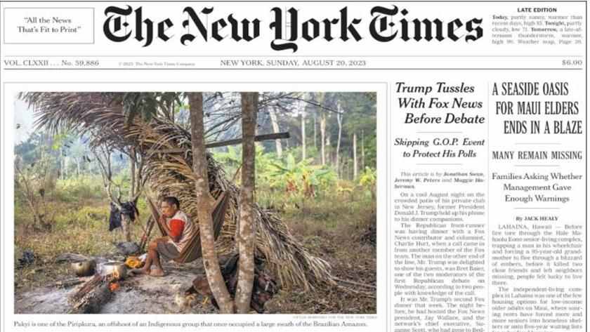 Iranpress: World newspapers: Trump tussles with Fox News before debate