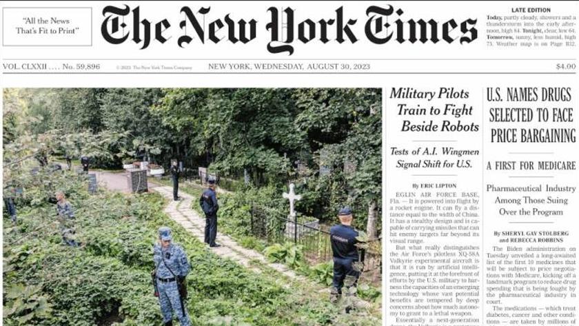 Iranpress: World Newspapers: Military pilots in US Air Force train to fight beside robots